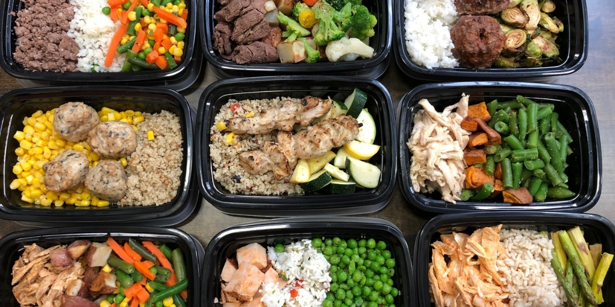 Une variété de produits sains